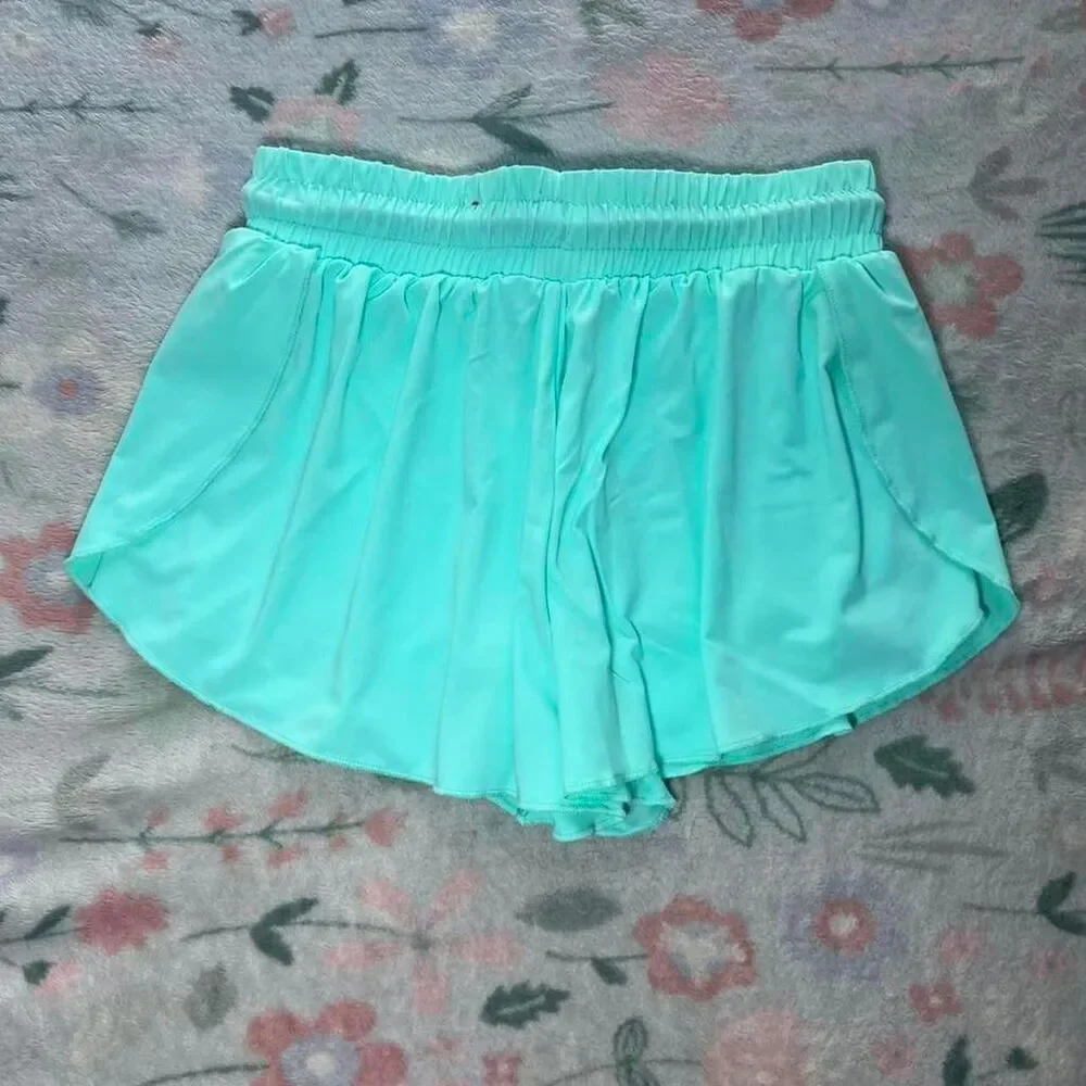 Justice Athletic Gym Shorts Kids S Retro Preppy Y2K 2000s Athleisure Workout Run